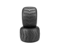 J Concepts - Launch, Monster Truck Tire, Blue Compound,for 3377 2.6" MT Wheel - Hobby Recreation Products