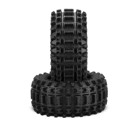 J Concepts - Magmas, Platinum Compound, Pre-Mounted on #3425B Wheels, Fits X-Maxx, XRT, and Kraton 8S - Hobby Recreation Products