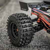 J Concepts - Magmas, Platinum Compound, Pre-Mounted on #3425B Wheels, Fits X-Maxx, XRT, and Kraton 8S - Hobby Recreation Products