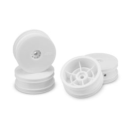 J Concepts - Mono - Losi Mini-B Front Wheel - (White) - 4pc - Hobby Recreation Products
