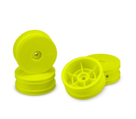 J Concepts - Mono - Losi Mini-B Front Wheel - (Yellow) - 4pc - Hobby Recreation Products