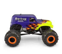 J Concepts - Mortician, 12.5" Wheelbase Clear Body, Fits Axial SMT10/other 12.5-13.00" Wheelbase Trucks - Hobby Recreation Products
