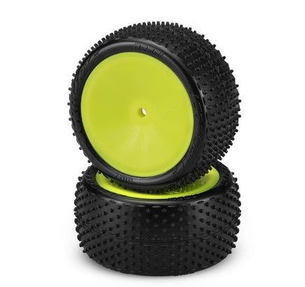 J Concepts - Nessi, Pink Compound, Pre-mounted on 3348Y Wheels, Fits 1/10th Rear 2WD and 4WD Vehicles - Hobby Recreation Products