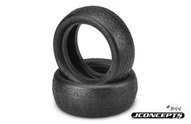 J Concepts - Octagons 2.2" 4wd Front Buggy Tires-Mega Soft Black Compound - Hobby Recreation Products