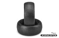 J Concepts - Octagons Aqua (A2) Compound Tires (Fits 2.2" 4wd Buggy Front Wheel) - Hobby Recreation Products