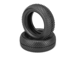 J Concepts - Pin Downs 1/10 4wd Buggy Front Tire- Pink Compound, Medium Soft, for Carpet/Astroturf - Hobby Recreation Products