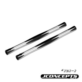 J Concepts - RC10 Diamond Nose Brace Tubes, Black, 2pcs - Hobby Recreation Products