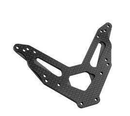 J Concepts - RC10T2 3.0mm Carbon Fiber Rear Shock Tower, Fits Team Associated T2 - Hobby Recreation Products