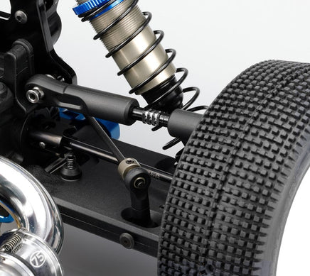 J Concepts - RC8B3.2 / RC8B3.2e Fin Titanium Turnbuckle Set, Black, 5pcs - Hobby Recreation Products