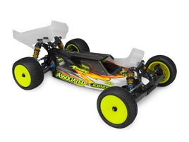 J Concepts - S2 - B6/B6D 1/10 Buggy Body (Clear) w/ Aero Wing - Hobby Recreation Products