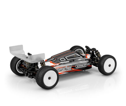 J Concepts - S2 - Schumacher Cat L1 Evo Clear 1/10 Buggy Body w/ Carpet/Turf Wing - Hobby Recreation Products