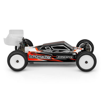 J Concepts - S2 - Schumacher Cat L1 Evo Clear 1/10 Buggy Body w/ Carpet/Turf Wing - Hobby Recreation Products