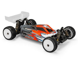 J Concepts - S2 - Scumacher Cat L1R Body with Carpet or Turf Wing - Light-Weight, Body Only, Clear - Hobby Recreation Products