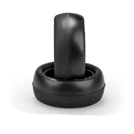 J Concepts - Smoothie 2, 4wd Front, Thick Sidewall - Silver Compound, Fits 2.2" 4wd Buggy Font Wheel #3353/3381 - Hobby Recreation Products