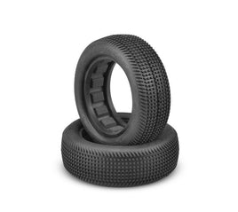 J Concepts - Sprinter 2.2, Aqua (A2) Compound Tires, Fits 2.2" 1/10th 2wd Buggy Front Wheel - Hobby Recreation Products