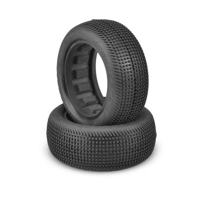 J Concepts - Sprinter 2.2, Aqua (A2) Compund Tires, Fits 2.2" 1/10 4wd - Hobby Recreation Products