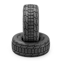 J Concepts - Swiper, Aqua (A2) Compound, 1/8th Dirt Oval Tire, Fits #3421 Wheel - Hobby Recreation Products