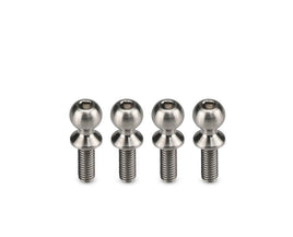 J Concepts - Titanium Ball Stud - Regulator Steering Linkage, for Associated B6/T6/SC6/DR10, 5.5x8mm, 4pcs - Hobby Recreation Products