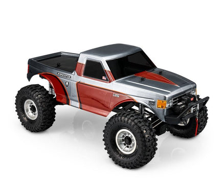 J Concepts - Tucked 1989 Ford F-250 Clear Body, 12.3" Wheelbase - Hobby Recreation Products