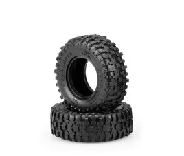 J Concepts - Tusk -Scale Country 1.9" (3.93" OD) Green Compound Tires w/ Inserts (1 pair) - Hobby Recreation Products