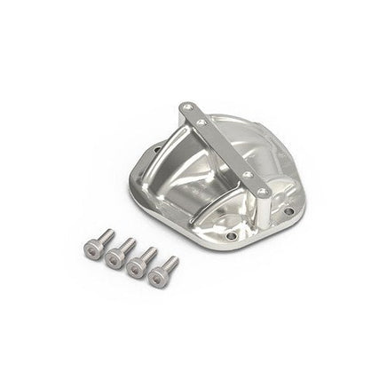 Junfac - 3D Machined Differential Cover, GA44 Axle, Silver - Hobby Recreation Products