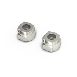 Junfac - Aluminum Rear Lockout, for GA44 Axle, Silver - Hobby Recreation Products