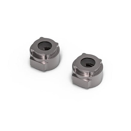 Junfac - Aluminum Rear Lockout, for GA44 Axle, Titanium Gray - Hobby Recreation Products