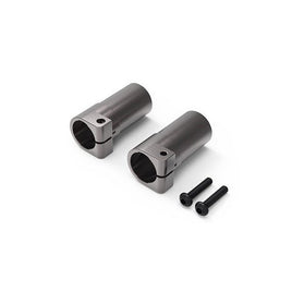 Junfac - Aluminum Straight Axle Adapter (Titanium Gray), for Gmade GOM - Hobby Recreation Products