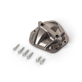 Junfac - GA60 3D Machined Differential Cover (Titanium Gray): GOM - Hobby Recreation Products