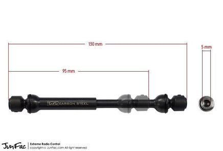 Junfac - Hardened Universal Shaft, for Axial SCX10 II RTR - Hobby Recreation Products