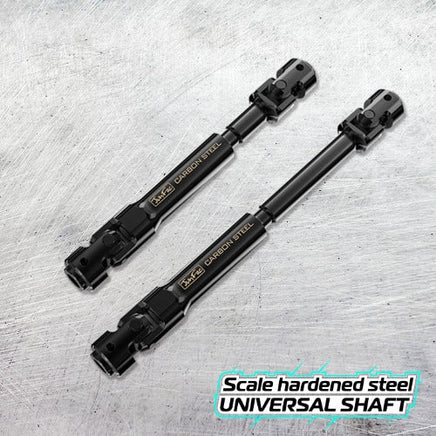 Junfac - JunFac Scale Hardened Steel Universal Shafts for Axial SCX10 II Kit (288-313mm W/B) - Hobby Recreation Products
