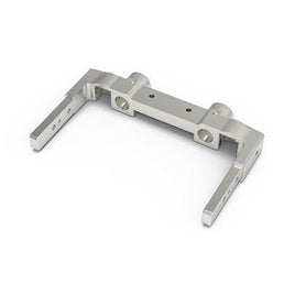 Junfac - Rear Bumper Mount, for GS02 BOM, Silver - Hobby Recreation Products