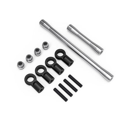 Junfac - Silver Aluminum Steering Set, for Tamiya CC02 - Hobby Recreation Products