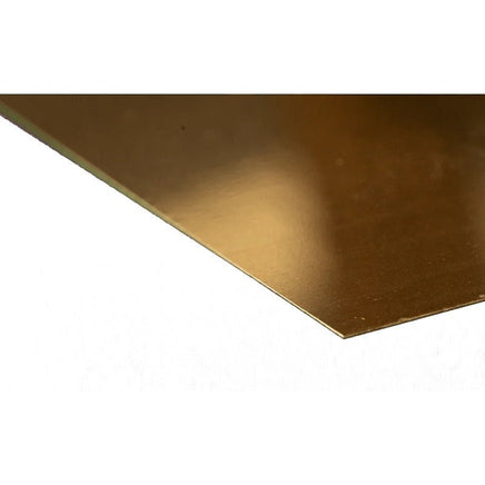 K & S Metals - Brass Sheet: 0.010" Thick x 6" Wide x 12" Long - Hobby Recreation Products