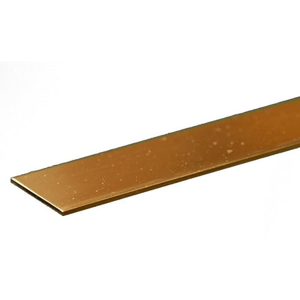 K & S Metals - Brass Strip: 0.032" Thick x 3/4" Wide x 12" Long - Hobby Recreation Products