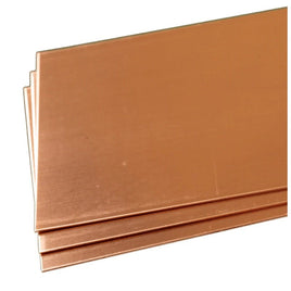 K & S Metals - Copper Sheet: 0.016" Thick x 4" Wide x 10" Long - Hobby Recreation Products
