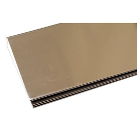K & S Metals - Stainless Steel Sheet: 0.018" Thick x 4" Wide x 10" Long - Hobby Recreation Products