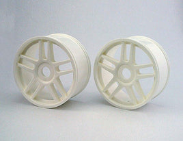 Kyosho - 10 Spoke White Wheels, for Inferno GT Series (2pcs) 17mm Hex - Hobby Recreation Products