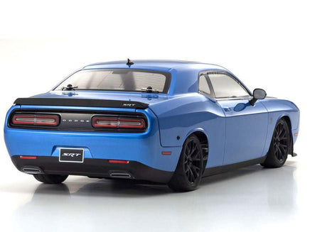 Kyosho - 1/10 EP 4WD Fazer Mk2 2015 Dodge SRT Challenger Hellcat Crazy B5 Blue, RTR Touring Car - Hobby Recreation Products