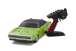 Kyosho - 1/10 EP 4WD Fazer Mk2 FZ02L Readyset, 1970 Dodge Charger, Sublime Green - Hobby Recreation Products