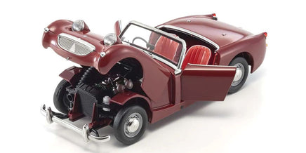 Kyosho - 1/18 Scale Austin Healey Sprite, Cherry Red Die Cast Car - Hobby Recreation Products
