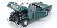 Kyosho - 1/18 Scale Austin Healey Sprite, Leaf Green Die Cast Car - Hobby Recreation Products