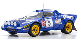 Kyosho - 1/18 Scale Lancia Stratos HF 1976 Tour de Corse #5 Die Cast Car - Hobby Recreation Products