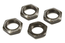 Kyosho - 17mm Serrated Wheel Nut, Gunmetal - Hobby Recreation Products