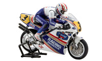 Kyosho - 1/8 EP Honda NSR500 1991 Motorcycle Kit, Hanging on Racer - Hobby Recreation Products