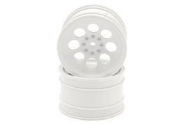 Kyosho - 8 Hole Wheel 50mm, White (2pc) for Optima - Hobby Recreation Products