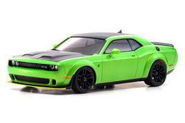 Kyosho - ASC Dodge Challenger SRT Hellcat Redeye Sublime Green Autoscale Mini-Z Body - Hobby Recreation Products
