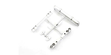 Kyosho - Grill and Bumper Set in Satin Chrome, for Mad Wagon VE - Hobby Recreation Products