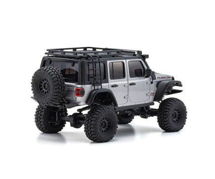Kyosho - MINI-Z 4x4 Series MX-01 Readyset Jeep Wrangler Unlimited Rubicon with Accessory Parts, Billet Silver - Hobby Recreation Products