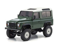 Kyosho - Mini-Z 4x4 Series MX-01 ReadySet Landy Rover Defender 90 Coniston Green - Hobby Recreation Products